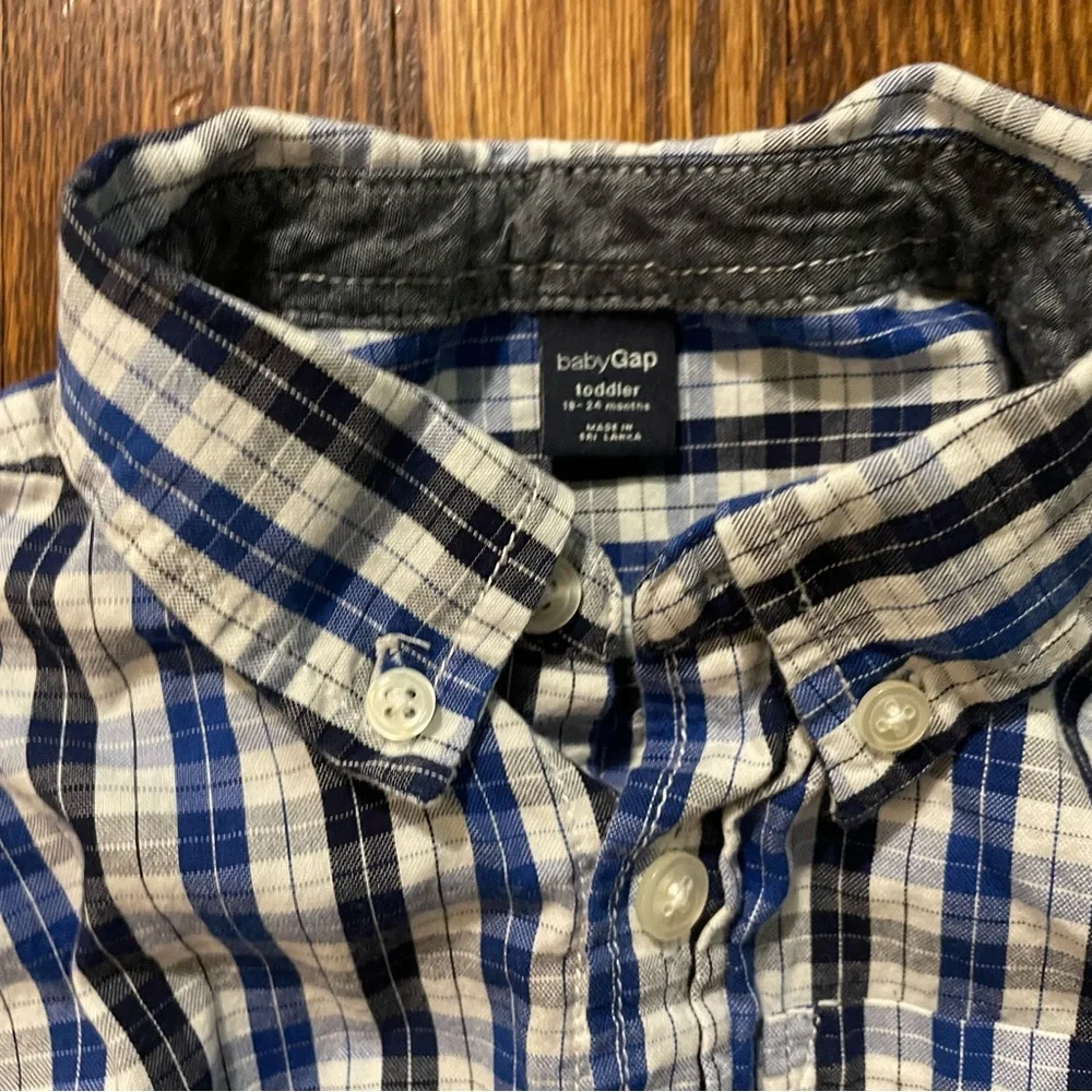Button Down Collared Shirt Bundle Size 18-24 Months GAP Old Navy Gymboree